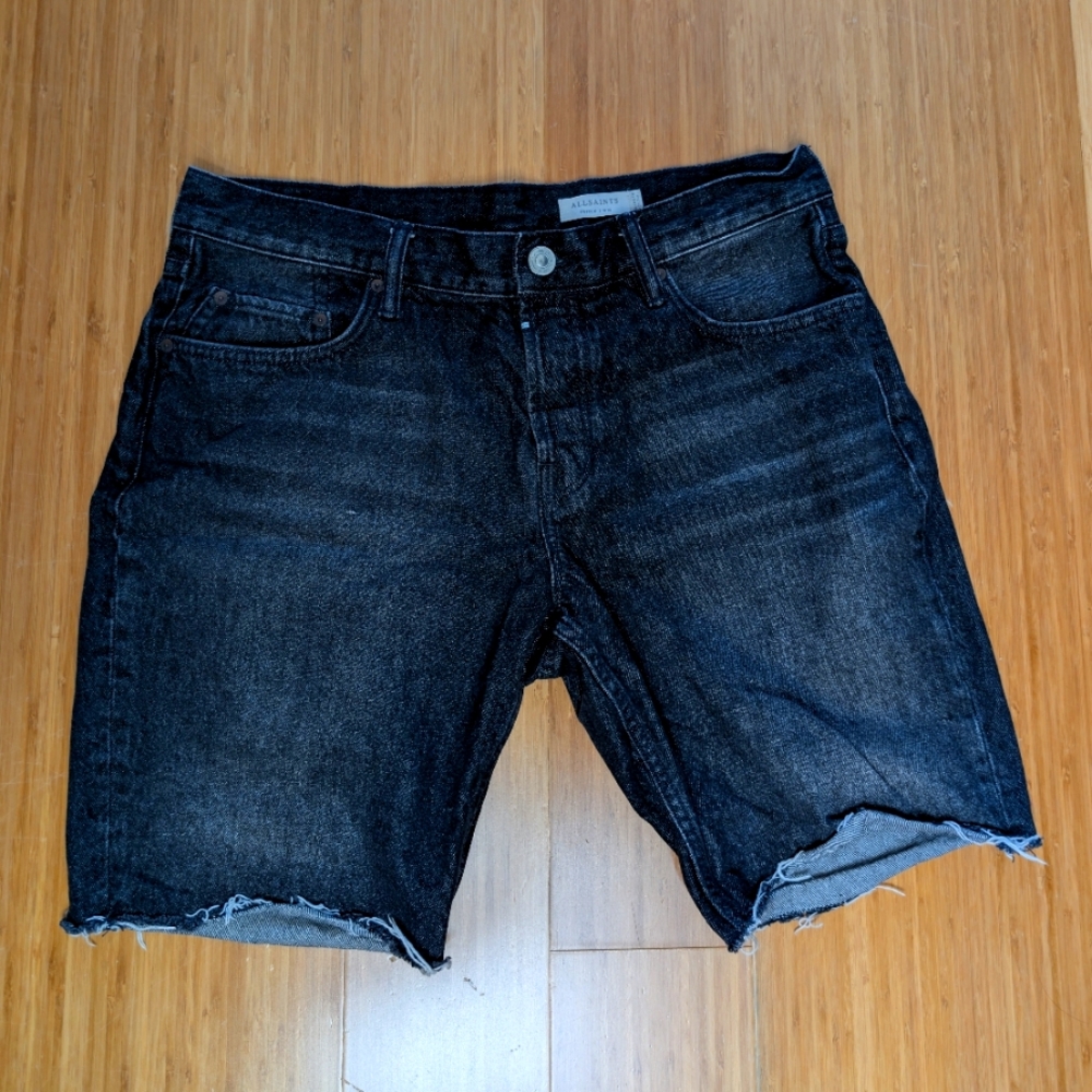 Men's All Saints Jean Shorts